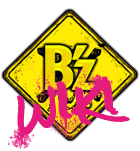 File:B'z Wiki Logo LIVE DINOSAUR Yellow.png
