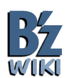 The original B'z Wiki logo (2010-2013).